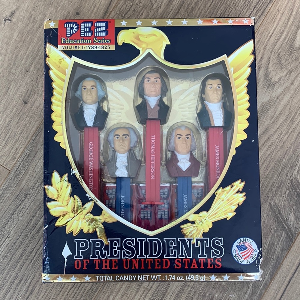 Presidents of the USA PEZ Candy Dispensers: Volume 1 - 1789-1825